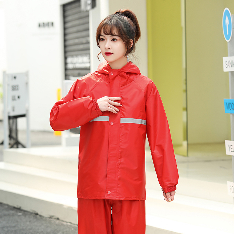 Red oxford cloth (single layer)
