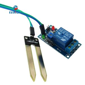 5V 12V soil humidity <strong>sensor</strong> relay <strong>control</strong> <strong>module</strong> is lower than the humidity start switch for automatic watering - Product Image 6