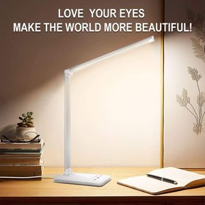 Durapower göz koruma çok fonksiyonlu tasarımcı katlanabilir Led masa lambası Modern yatak odası şarj edilebilir çalışma işık masa lambası - Product Image 4