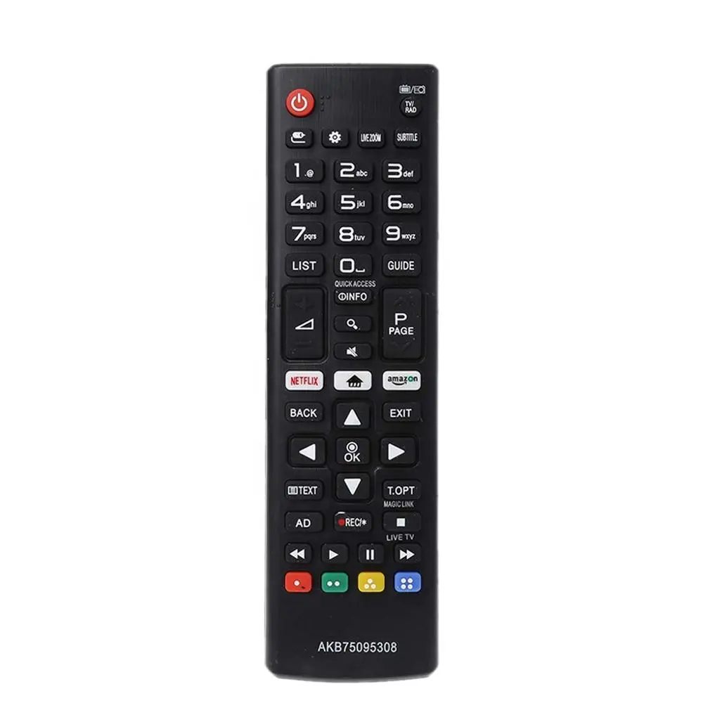 Mando a distancia inalámbrico Universal AKB75095308 reemplazo para LG LCD LED tv con Ultra HD TV con función Netflix Amazon
