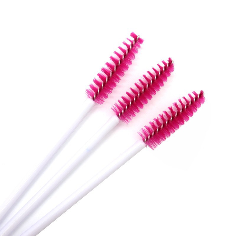 Brosse rouge violette à manche blanc (50 pièces/paquet)