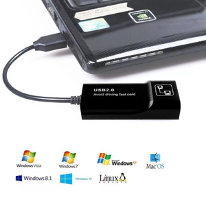 USB 2,0 a RJ45 Ethernet Cable Lan Adaptador convertidor 100Mbps tarjeta de red con cable unidad externa para ordenadores portátiles