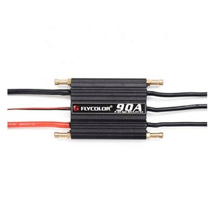 Flycolor 50A 70A 90A 120A150AブラシレスESC2-6SRCボートRCボート用BECシステム付き防水ESCプログラムカード