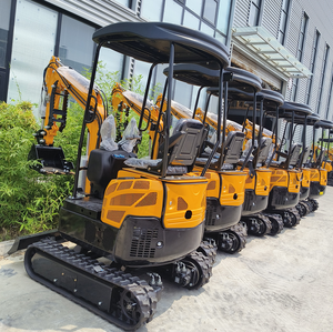 HIGHTOP indirim fiyat kauçuk parça Mini paletli ekskavatör 1T 1.2T 1.5T 1.8T 2T hidrolik küçük kazıcı mikro Bagger ile kova - Product Image 2