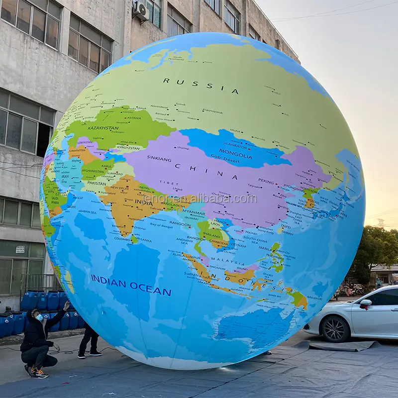 Ballon géant gonflable planète Globe de terre pour décoration à thème