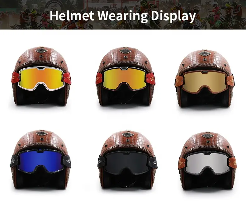 Jiepolly lunettes de moto personnalisées en plein air Mx Sport tout-terrain Atv lunettes de course de vélo de saleté lunettes de