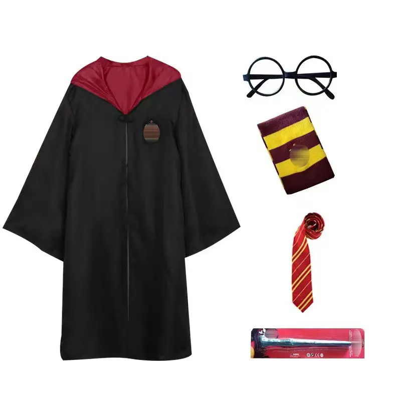 BAIGE-Disfraz de Harry Potter para niños y adultos, ropa de Cosplay para Halloween, Potte, fiesta, novedad de 2023