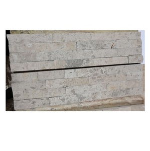 Sarı kireçtaşı dekoratif parke ve traverten dış işlenmiş taş kaplama duvar kaplama karosu - Product Image 6