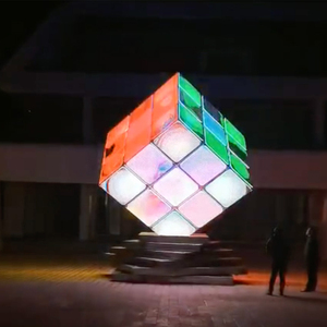 New <strong>Design</strong> <strong>Led</strong> Digital Advertising Display Screen Creative Outdoor Waterproof Rotating Magic Cube <strong>Led</strong> Poster Displays - Product Image 5