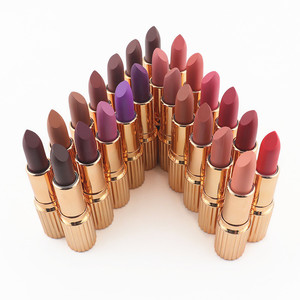 Mới Cao Sắc Tố Khỏa Thân 24 Màu Sắc Không Thấm Nước Lâu Dài Vegan Tàn Ác Miễn Phí Tùy Chỉnh Nhãn Hiệu Riêng Matte Son Môi - Product Image 3