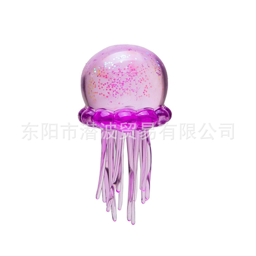 Octopus squeeze toy-purple-opp bag