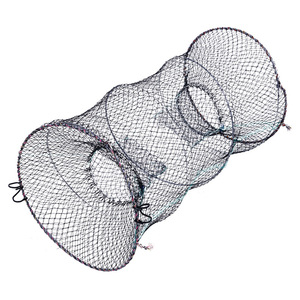 Katlanabilir balıkçılık Net 1*1cm büyük örgü yengeç kafesi bahar yuvarlak teleskopik 6 teller ile düğümlü Net - Product Image 1