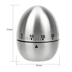 Edelstahl Küchen timer Handbuch Mechanisches Kochen Ei Wecker Timer Countdown Koch werkzeuge Küchen helfer - Product Image 6
