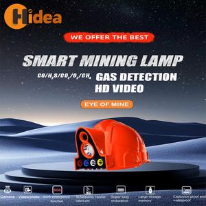 Luz de casco de seguridad de alta capacidad (128GB) con sensor de gas múltiple HD Grabación de video en tiempo real Lámpara de casco duro - Product Image 6