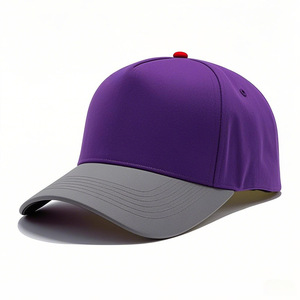 Two-tone Cotton 3d <strong>Patch</strong> Embroidered 5-<strong>Panel</strong> Mid Profile Custom Pattern Baseball Custom Suede Fitted Baseball Caps - Product Image 6