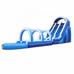 Nuevo tobogán inflable Slip N Slide inflable y tobogán con piscina Nuevo y emocionante tobogán inflable y tobogán de ciudad - Product Image 5