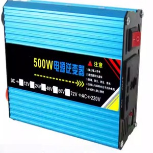 Entrada de 12 V CC o 24 V CC a salida de CA 110V 60Hz con enchufes duales e inversor de onda sinusoidal modificada 1500W - Product Image 2