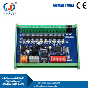 Huaqingjun16チャンネルRS485デジタル入力モジュール数量データ収集ModbusRTUリモートコントロールDIモジュール (PLC用) - Product Image 3