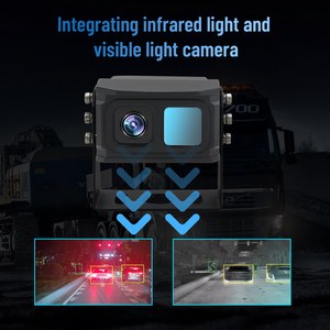 Vehicle IR Thermal Camera Night Vision Dual <strong>Display</strong> AI Human Vehicle Detection Anti-Glare Collision Alert for <strong>Cars</strong> Trucks OEMODM - Product Image 6