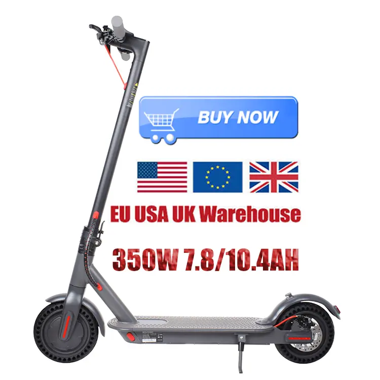 Duitsland Warehouse Hot Koop Best Design Snelle E Scooter Opvouwbare Elektrische Scooter Voor Volwassenen Kids Collega Studenten 360W 8.5inch