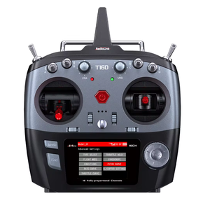 无线电链接T16D 16通道遥控发射器2.4GHz R16F接收器双棒遥控器，用于无人机FPV遥控汽车飞机船 - Product Image 1