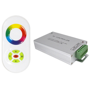 RGB-Controller 12V 18A 24A PWM Aluminium gehäuse weiß 5050 Licht leiste Schwarz 8 Tasten Touch HF-Fernbedienung LED-RGB-Controller - Product Image 4