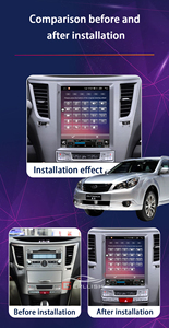 Tesla tarzı IPS ekran android araba gps navigasyon dvd OYNATICI Subaru Legacy Outback için 2009-2014 sol el sürüş - Product Image 2