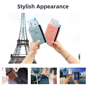 Excellent <strong>Comments</strong> Travel Wallet Organiser with RFID Protection Credit Card Case PU Leather for Men Women Passport Holder - Product Image 6