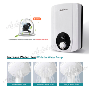 Siêu mỏng công nghệ cao tiết kiệm tiền Cải Cách mới 3.5kW 110V điện tankless Máy nước nóng với máy bơm - Product Image 4