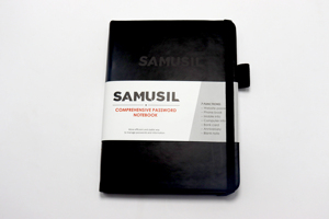 Samusil Pu pacchetto con copertina rigida Password Organizer Notebook indirizzo Internet e Password libro custode con linguette alfabetico - Product Image 3