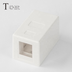 TOM-SB-06-1P 1 port UTP telekomünikasyon ağ için yüzey kutusu keystone jack, keystone jack yüzey kutusu - Product Image 4