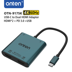 デュアルモニター拡張ディスプレイ用の照明ケーブルスプリッターUSBCからHDTVミニ入力2出力 - Product Image 5