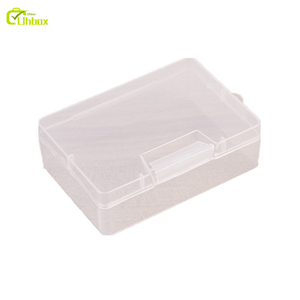 矩形透明塑料盒，带悬挂储物加厚盖方形，用于零件包装 - Product Image 5