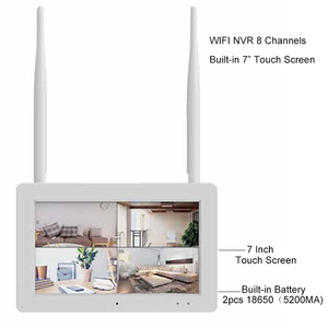 8Ch IP-pro 3,0 мегапиксельная Wi-Fi NVR с монитором IP CCTV сеть Ipsy резервная камера видеонаблюдения с солнечной батареей - Product Image 2