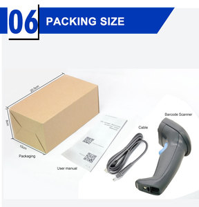XB-6255M OEM ODM Wired Handheld Barcode-Leser 1D und 2D QR Code Scanner PDF417 Für IOS IPAD - Product Image 6