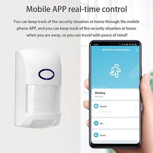 Cian precio de fábrica montado en la pared alimentado por batería Tuya WiFi inalámbrico inteligente infrarrojo PIR Sensor de movimiento para sistema de alarma para el hogar - Product Image 4