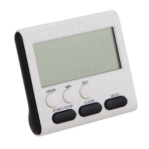 Timer da cucina 24 Ore Magnetico Ampio DISPLAY LCD Digital Timer Da Cucina Count Up Down Sveglia con il Basamento