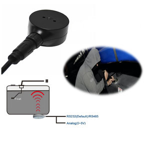 Sensor de nivel de combustible ultrasónico antirrobo de combustible para control telemático de combustible de flota - Product Image 1