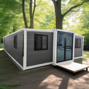 Hızlı Insall tamamen mobilyalı prefabrik taşınabilir modüler evler prefabrik ev konteyner evler 40ft lüks ev ile GÜNEŞ PANELI