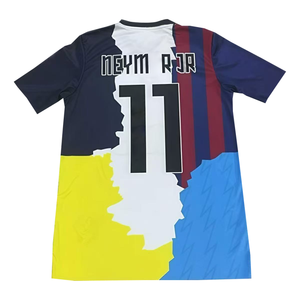 2526 Brand New Commemorative <strong>Edition</strong> Spliced Football Suit Quick Drying Breathable Top and Fan Casual <strong>Match</strong> Suit Co Branded