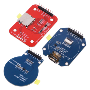 Anzeige 1,28-Zoll-TFT-LCD-Anzeigemodul Rund RGB 240*240 GC9A01 Treiber 4-Draht-SPI-Schnittstelle 240x240 PCB für Arduino
