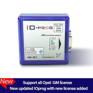 IO PROG versión completa PSA io Terminal Original IOPROG nueva licencia agregada lectura ECU programador