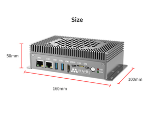 Ai מוטבע תעשייתי pc 2x <span class=keywords><strong>ethernet</strong></span> poe & <span class=keywords><strong>wifi</strong></span> 4g תמיכה אות המרה מודולים nvidia jetson orin ננו 4GB ai לוח