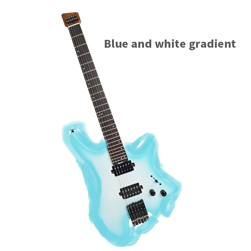 Dégradé bleu et blanc