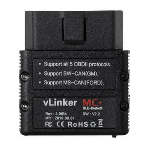 VLINKER MC OBD2コードリーダーV2.2 BLE 4.0 for Bluetoothカー診断エンジンアナライザーfor Android ISO診断ツール - Product Image 4