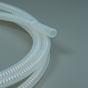 Flexible Medical PTFE/PFA/FEP <strong>Corrugated</strong> <strong>Tube</strong> Transparent F4 Bellows Plastic Ripple Wave Hose Ptfe
