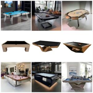 Yhc Sang Trọng Khung Gỗ 7 8 9ft K55 Cao Su Bàn Bida Tối Cao Bàn Bida 8ft Gỗ Bàn Hồ Bơi - Product Image 5