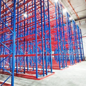 Laden Sie 1000-5000kg Layer Warehouse Mobile Racking System Rohr regals ystem mit Knock down Warehouse - Product Image 1