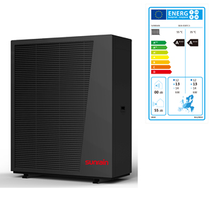 Sunrain R290 380-415V 7〜22kW A/EVI/Wifi/DCインバーターモノブロック空気源ヒートポンプ給湯器加熱/冷却ポンペAC