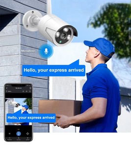 4CH outdoor wireless <strong>monitoring</strong> camera, home high-definition night vision network, wifi hard disk recorder - Product Image 4